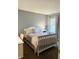 Spacious bedroom featuring a queen bed and serene wall decor at 10048 New Dawn Pl, Avon, IN 46123