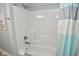 Clean bathroom with a shower/tub combo and updated fixtures at 11365 W State Road 142, Martinsville, IN 46151