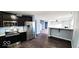 Modern kitchen with stainless steel appliances at 3801 Boundary Bay Dr, Indianapolis, IN 46217