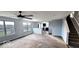 Living area with open concept and kitchen access at 3801 Boundary Bay Dr, Indianapolis, IN 46217