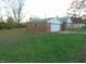 Brick detached garage with a single door at 137 E Vine St, Jamestown, IN 46147