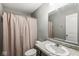 Simple bathroom with a vanity and shower/tub at 2990 W Broderie Ln, Monrovia, IN 46157