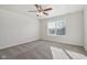 Bedroom with ceiling fan and large window at 3796 Indigo Blue Blvd, Whitestown, IN 46075