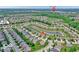 Aerial view showcasing home location in a neighborhood near Geist Lake at 14144 Stoney Shore Ave, McCordsville, IN 46055