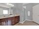 Spacious bathroom with double sinks, shower, and tile flooring at 14144 Stoney Shore Ave, McCordsville, IN 46055