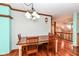 Kitchen dining area with wood table and chairs at 3502 Oak Tree Cir, Indianapolis, IN 46227