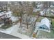 Aerial view showcasing the house's location in a residential neighborhood at 3531 Forest Manor Ave, Indianapolis, IN 46218