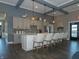 Community kitchen with an island and barstools at 6196 Granby Dr, Whitestown, IN 46075