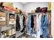 Well-organized closet with ample shelving and hanging space at 6411 Wasco Dr, Whitestown, IN 46075