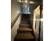 Carpeted staircase leading to the upper level at 7322 S Sherman Dr, Indianapolis, IN 46237