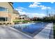 Inviting rectangular pool with a concrete deck, surrounded by landscaping and a home at 16334 River Crest Ct, Westfield, IN 46062