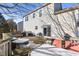 Backyard and deck attached to two-story house with light gray siding at 17849 Grassy Knoll Dr, Westfield, IN 46074