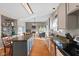 Kitchen with island, stainless steel appliances, and ample counter space at 17849 Grassy Knoll Dr, Westfield, IN 46074