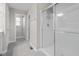 Spacious bathroom with shower and tiled floor at 2291 Creek Bank Dr, Columbus, IN 47201