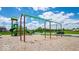 Playground with swings and play structure, near homes at 230 Hobbs Dr, Whiteland, IN 46184