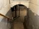 Unfinished basement with concrete floor and access at 430 S Proud St, Muncie, IN 47305