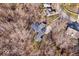 House nestled in a wooded neighborhood at 7650 Clarion Dr, Indianapolis, IN 46236