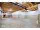 Spacious unfinished basement, ready to be customized at 7650 Clarion Dr, Indianapolis, IN 46236