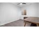 Basement office featuring a large desk and built-in cabinets at 7650 Clarion Dr, Indianapolis, IN 46236