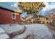 Backyard with pergola, firepit, and gravel at 514 W 43Rd St, Indianapolis, IN 46208