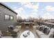 Spacious rooftop deck featuring a dining area, lounge seating, and city views at 1230 N Alabama St, Indianapolis, IN 46202