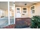 Front entry with covered porch and brick walkway at 3045 31St St, Columbus, IN 47203