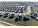 Aerial view of a large neighborhood with a pond at 1098 Bent Branch Ln, Greenwood, IN 46143