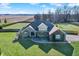 Brick house with large yard and detached garage; beautiful scenery at 11262 N Everett Rd, Monrovia, IN 46157