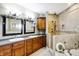 Elegant bathroom with double vanity, large shower, and a soaking tub at 11262 N Everett Rd, Monrovia, IN 46157