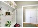Charming mudroom with built-in bench and seasonal decor at 11262 N Everett Rd, Monrovia, IN 46157