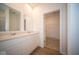Bathroom boasts double vanity and walk-in closet at 5607 Tart Blvd, Indianapolis, IN 46239