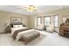 Spacious main bedroom with bay window and sitting area at 7987 Meadow Bend Cir, Indianapolis, IN 46259