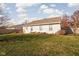 House exterior back view, with yard and fence at 919 Comb Run Ln, Avon, IN 46123