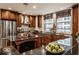 Spacious kitchen with island, stainless steel appliances, and granite countertops at 110 E Washington St # 900, Indianapolis, IN 46204
