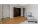 Hallway with wood floors and built-in storage at 1189 N County Road 475 E, Avon, IN 46123