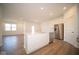 Open concept kitchen with stainless steel appliances and island at 5559 Tart Blvd, Indianapolis, IN 46239