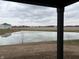 View of a pond from a covered patio at 5559 Tart Blvd, Indianapolis, IN 46239
