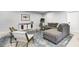 Finished basement with comfortable sectional sofa and stylish decor at 16298 Grand Cypress Dr, Noblesville, IN 46060