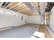 Unfinished basement with exposed pipes and HVAC system at 16298 Grand Cypress Dr, Noblesville, IN 46060