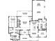 Two-story home floor plan featuring 4 bedrooms, study, and 3-car garage at 5187 Abington Way, Zionsville, IN 46077