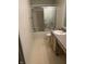 Bathroom with shower/tub combo and vanity at 5283 Tufton Dr, Indianapolis, IN 46254