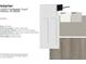 Image showcases interior paint, flooring, and door hardware options at 12023 Crestwater Ct, Fishers, IN 46037