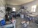 Workshop with workbenches, tools, and equipment for various projects at 1517 N E St, Elwood, IN 46036