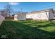 Large backyard with shed and detached garage at 390 N Graham St, Martinsville, IN 46151