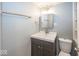 Clean bathroom with vanity and toilet at 3965 N Meridian St # Apt 2A, Indianapolis, IN 46208