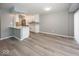 Spacious dining area with hardwood floors and access to the kitchen at 3965 N Meridian St # Apt 2A, Indianapolis, IN 46208