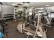 Well-equipped fitness center with various machines at 3965 N Meridian St # Apt 2A, Indianapolis, IN 46208