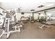Well-equipped fitness center with various machines at 3965 N Meridian St # Apt 2A, Indianapolis, IN 46208