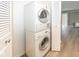 Stackable washer and dryer in convenient laundry room at 3965 N Meridian St # Apt 2A, Indianapolis, IN 46208