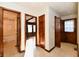 Bright entry hall with views into living room and bath at 1500 S Anderson St, Elwood, IN 46036